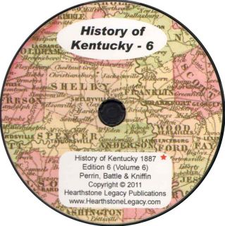   Kentucky Edition 6 Battle Perrin Kniffen 462 Family Biographies