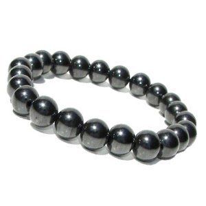 New Black Pearl Color Magnetic Hematite Fashion Pain Therapy Bracelet 