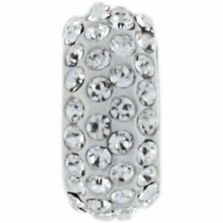   ABC Clear Ice Diva Bead Spacer Bling Bling Charm Bead RT $26