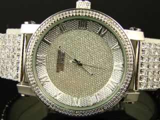 Diamond Master Techno Bling 7ROW Custom Band Watch