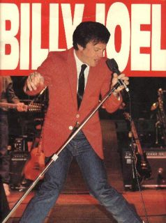Billy Joel 1982 Nylon Curtain Tour Concert Program Book