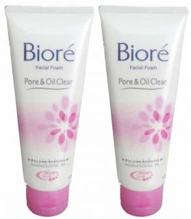 Biore 2X 50g 1 76floz Pore Oil Clear Facial Foam Micro Scrub