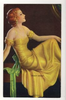 Pin Up Billy DeVorss Mutoscope Card American Girl 1940s