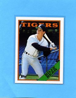 1988 Topps 267 Billy Bean Tigers Rookie RC