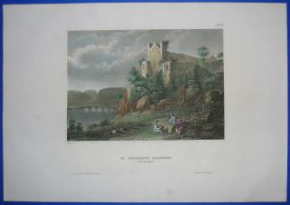 1847 Meyer Print St Rupertus Kloster Bingen Germany
