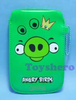Angry Birds Green Pig Pouch Case for iPhone 4 3G 3GS
