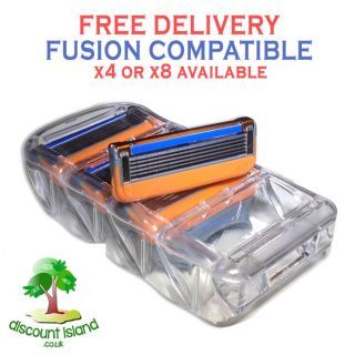 OFFER Razor Blades Replacement Pack Unbranded Compatible with Fusion 