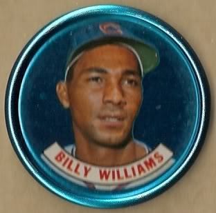 Billy Williams 1965 65 Old London Coin Chicago Cubs