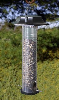 100 % squirrel proof bird feeder now you can be the boss just press 