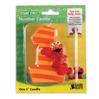 Elmo First 1st Birthday Cake Candle Topper Decoration Party Supplies 
