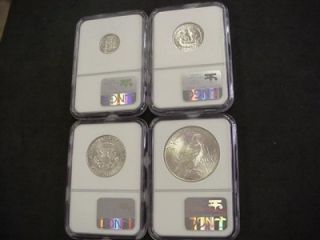 binion hoard silver uncirculated type set ngc rare