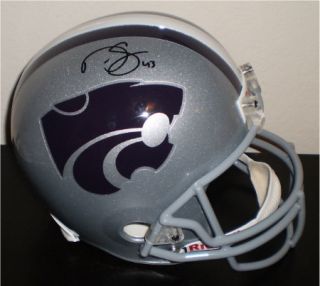   Signed KSU Kansas State Wildcats Full Size Helmet COA