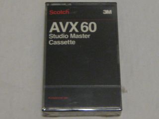   Professional Studio Master New SEALED Blank Audio Cassette Tape