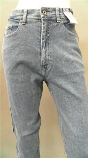 Bill Blass Jeans Misses 10 Stretch Stone Wash Skinny Light Blue Denim 