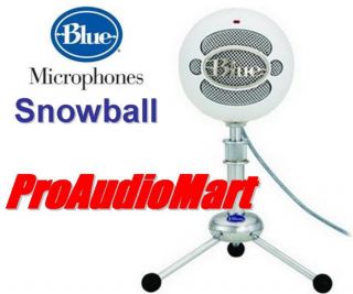 Blue Microphone Snowball Pro USB Microphone New White