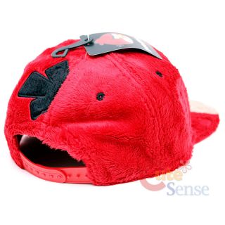 Rovio Angry Birds Plush Flat Bill Cap Red Bird Hat Teen to Adult 