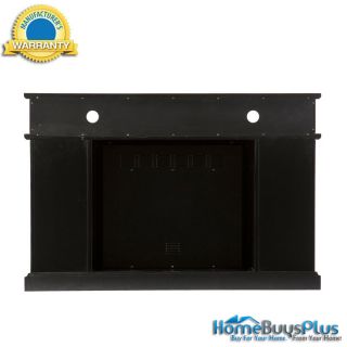 2012 LYDIA Media Black Electric Fireplace Tv Stand Up To 50
