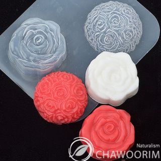 No 79 Mini Rose 2 Flexible Soap Molds Aroma Tarts Molds Candle Molds 