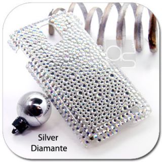 Silver Bling Hard Skin Cover Case AT T Samsung Galaxy S 2 II S2 