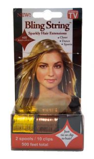 Bling String® Sparkly Hair Tinsel 500 Feet Solid