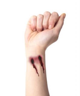 True Blood Vampire Bitetemporary Tattoo Pack Halloween