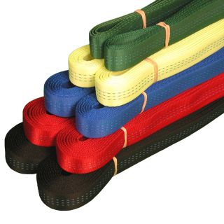 BlueWater Ropes Webbing Kit   10pc 1 Nylon Climb Spec Tubular Webbing 