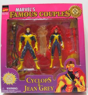 Toy Biz Marvels Famous Couples Cyclops Jean Grey 2 Pack