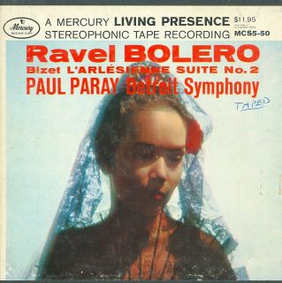   to Reel Tape 2 Track Mercury Living Presence Ravel Bizet 7½