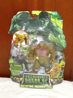   Incredible Hulk Mutating Abominnation Emil Blonsky Figures 2008