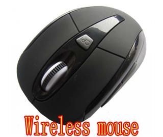 4G Wireless 6 Keys Mouse Optical Black Mice USB Receiver 10M for 