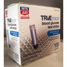 True Track 100 Blood Glucose Test Strips