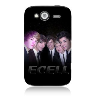 One Direction 1D British Boy Band Hard Snap on Back Case for HTC 