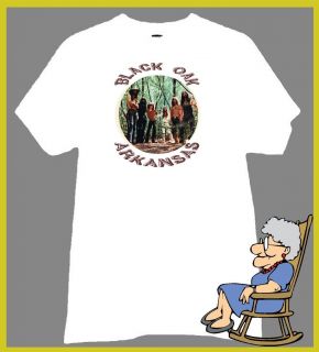 Black Oak Arkansas T Shirt Jim Dandy Band Log Logo