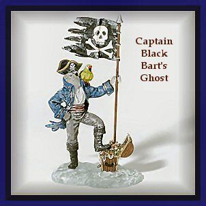 Captain Black Barts Ghost NEW Halloween Department Dept. 56 D56 SV 