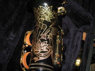 Yamaha YAS 82Z Custom Z in Black Gold Lacquer Stunning Saxophone