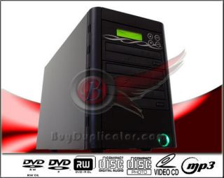 Burner 24x CD DVD Duplicator Machine w Labeling Kit