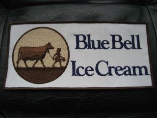 Blue Bell Ice Cream Embroidered Sew on Patch Large