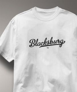 Blacksburg Virginia VA Metro Hometown Souve T Shirt XL
