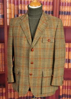 Superb Vintage Bladen Saxony Tweed Norfolk Jacket 42