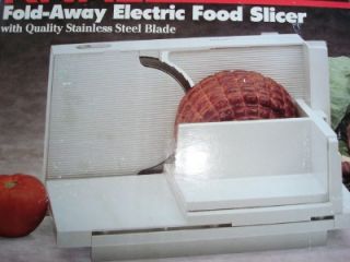 Rival Fold Away Electric Food Slicer Model 1044 with Original Box 