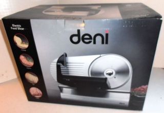 Deni Electric Food Slicer Model 14150 New