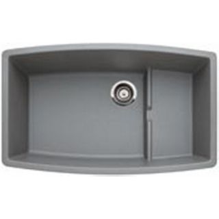 Blanco 440067 Undermount Super Single Bowl Kitchen Sink Metallic Gray
