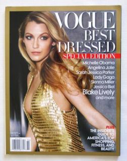 Vogue Best Dressed Blake Lively, Michelle Obama Lady Gaga Special 