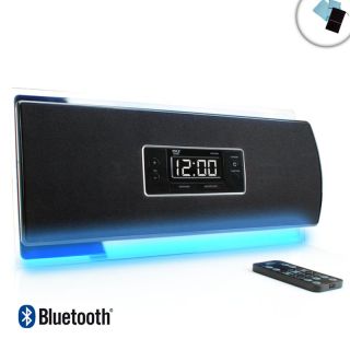 BlueAUDIO Bluetooth Speaker with FM Receiver and Alarm Clock Functions 
