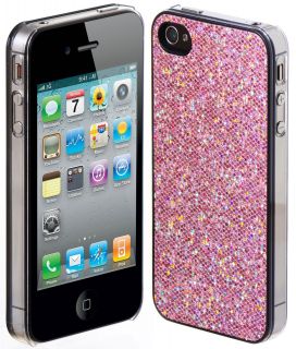 NEW PINK BLING HARD CASE COVER FOR APPLE IPHONE 4 4S 4G 4GS 4th