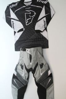 Thor motocross bmx White Black racing Jersey XXS Pants 18 3 4 toddler 