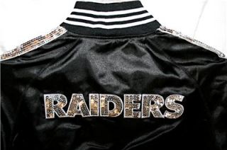Oakland Raiders Major Bling Womens Jacket All Sizes