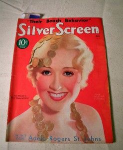 Joan Blondell Gold Diggers of 1933 Silver Screen Jean Harlow Ginger 