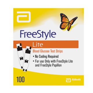 Freestyle Lite Blood Glucose Test Strips 300 Ct