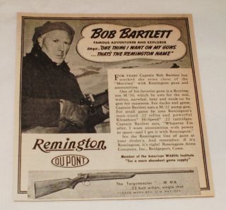 1938 Remington Targetmaster M 41A Ad Bob Bartlett